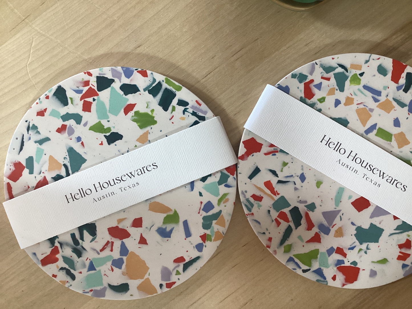 Texas Size Terrazzo Coaster - TheShabbyWick
