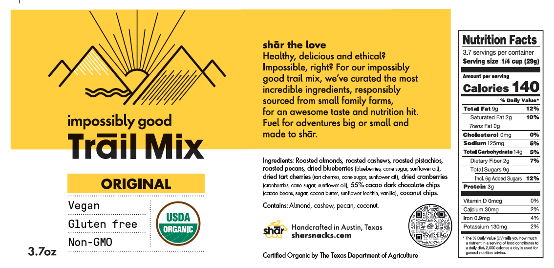 Impossibly Good Trail Mix- Reusable Container - TheShabbyWick