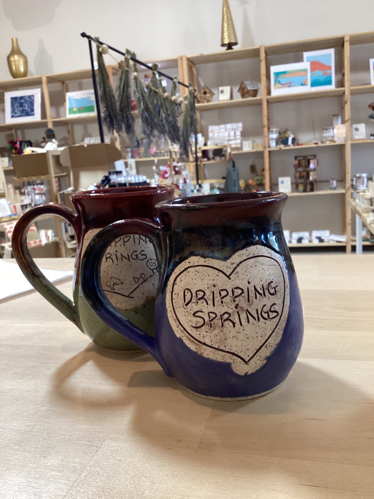 Ceramic Mugs On the Fence - TheShabbyWick