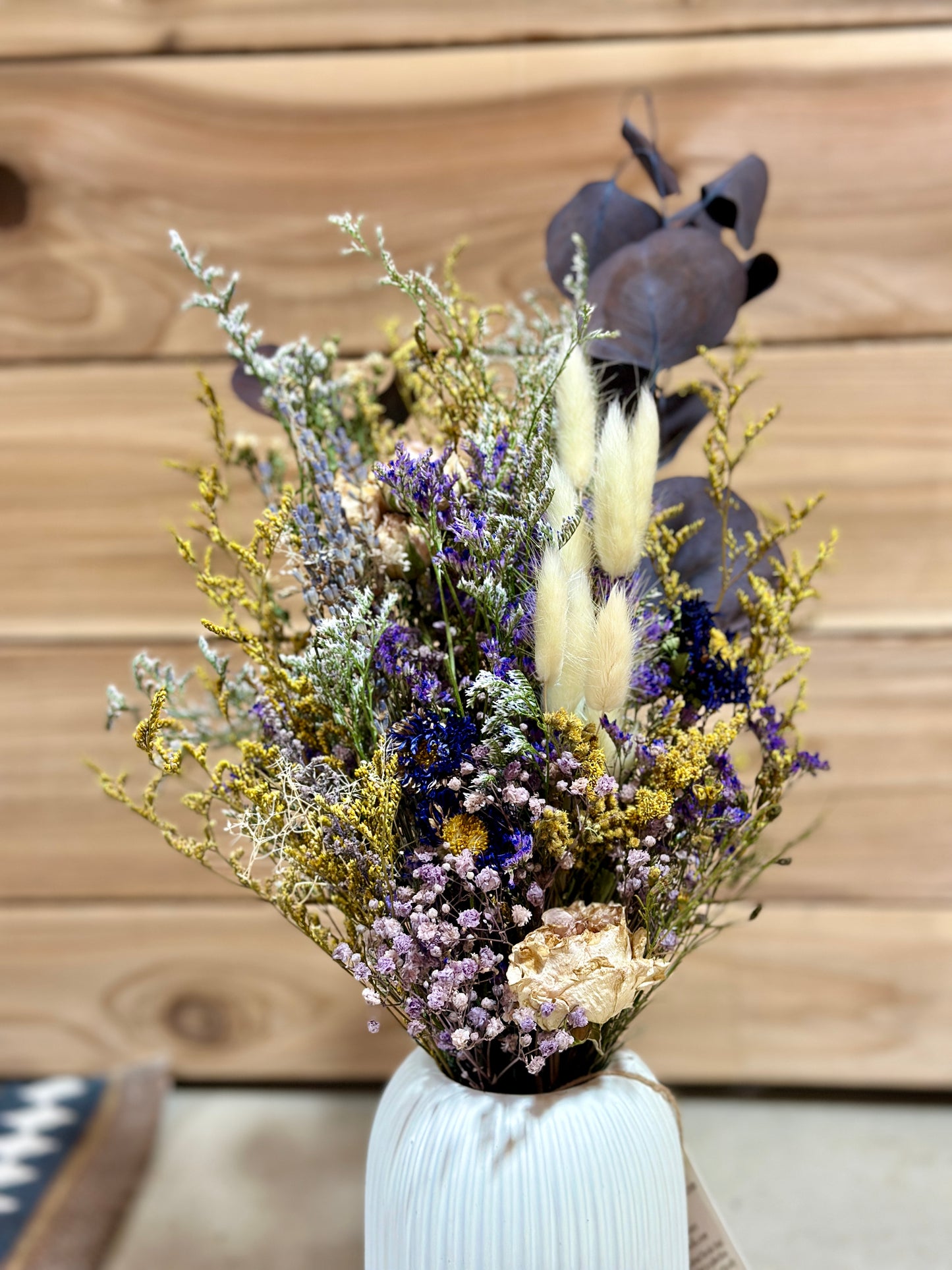 Cream Vase Arrangement - TheShabbyWick