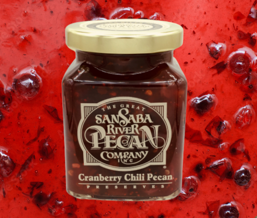 San Saba River Pecan Preserves 11 oz. - TheShabbyWick