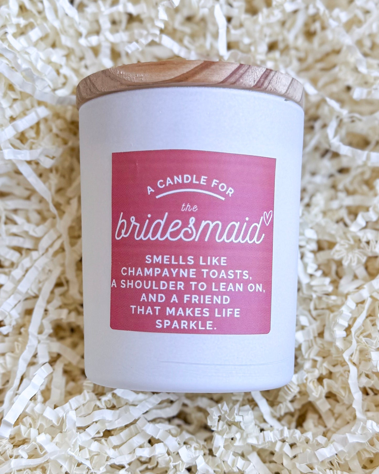 BRIDESMAID Candle