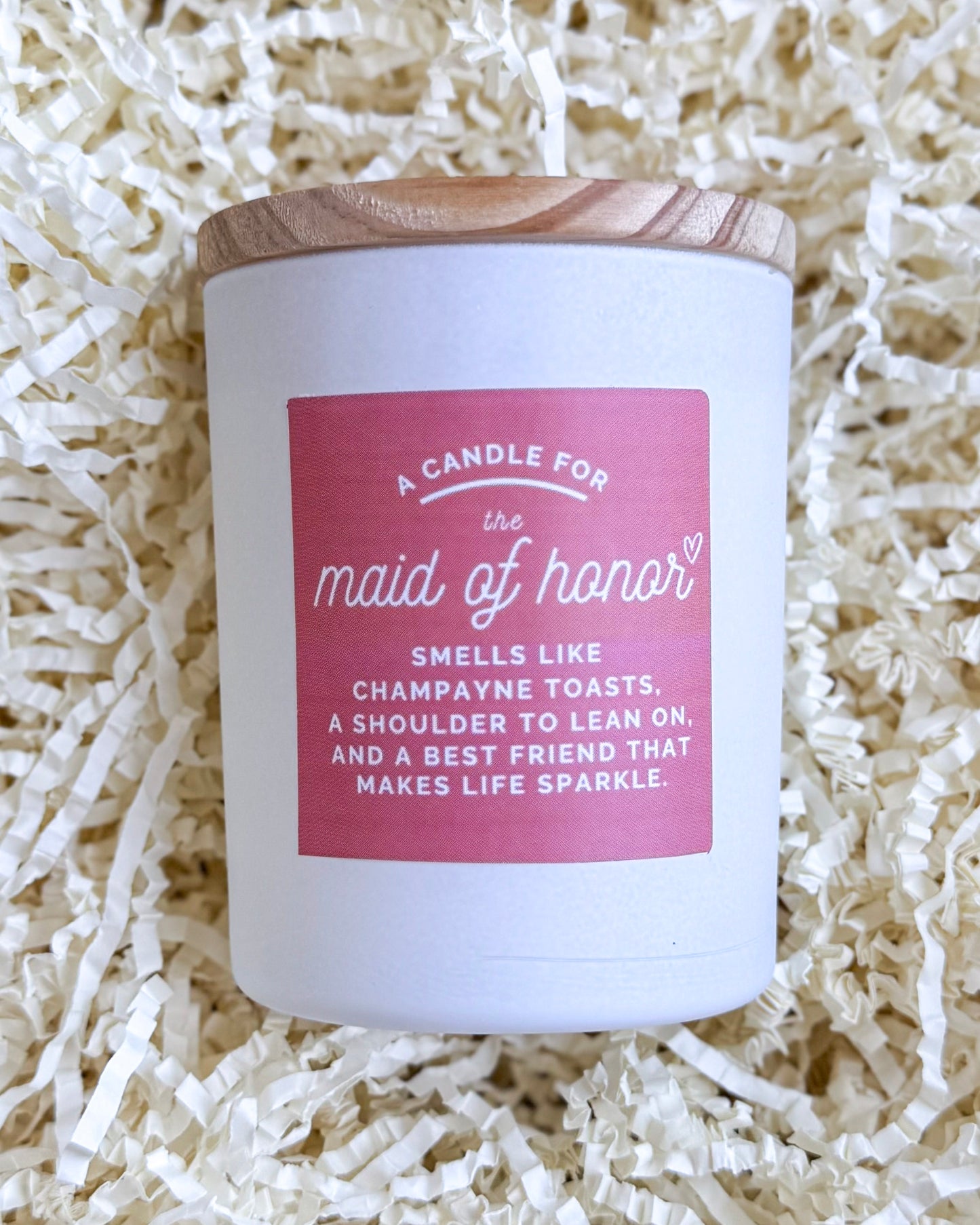 MAID OF HONOR Candle