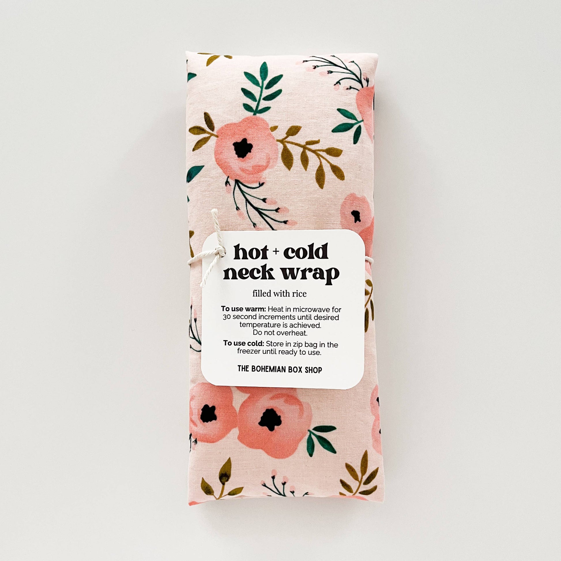 Rice Neck Wrap | Watercolor Blush Pattern - TheShabbyWick