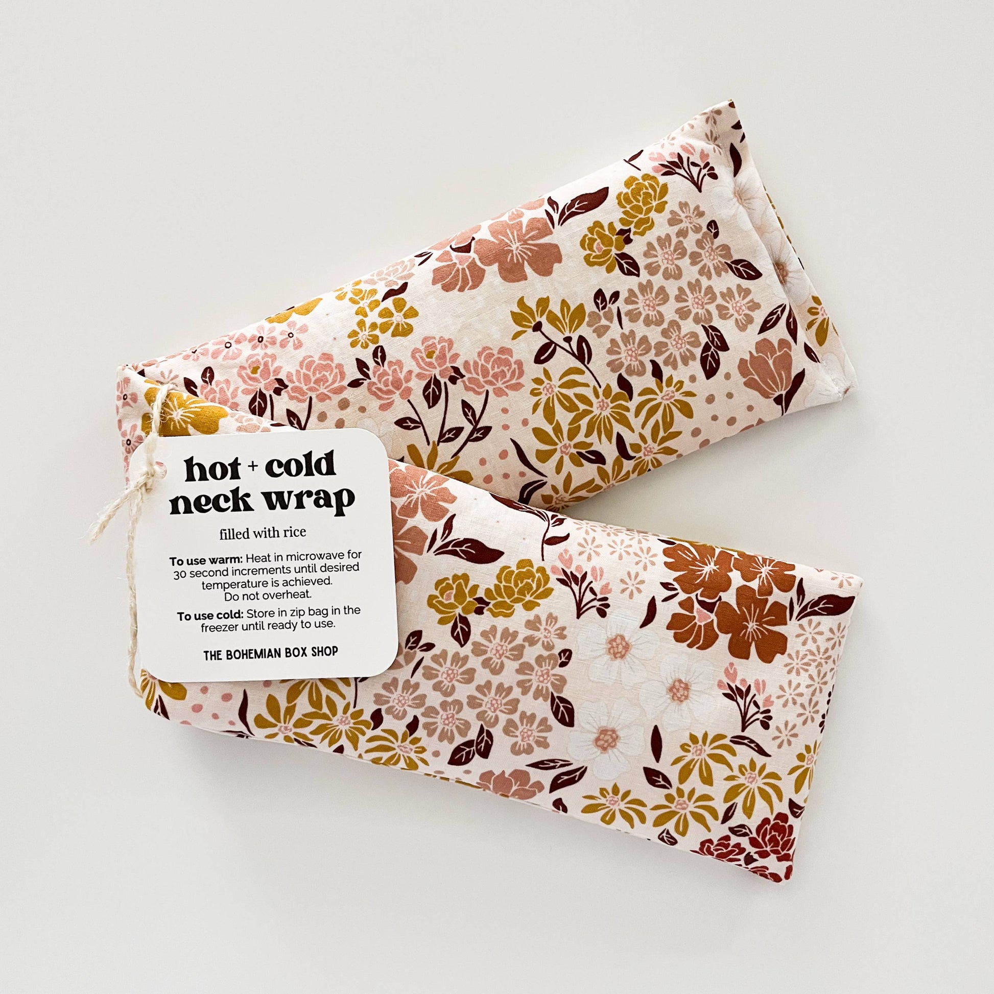 Rice Neck Wrap | Muted Florals - TheShabbyWick