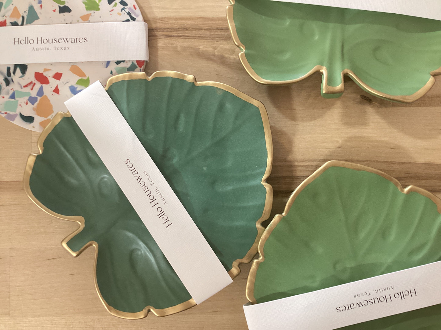 Monstera Trinket Dish - TheShabbyWick