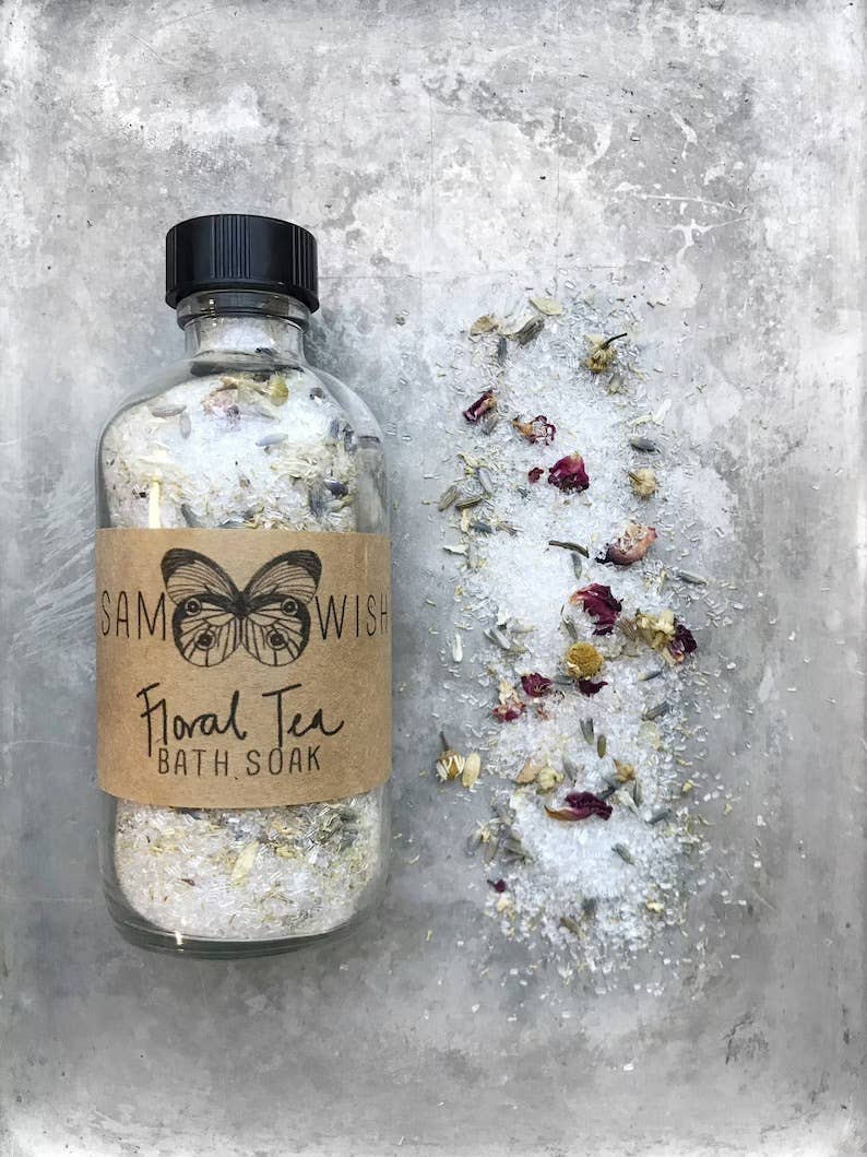 Floral Tea Bath Soak: 4 oz - TheShabbyWick