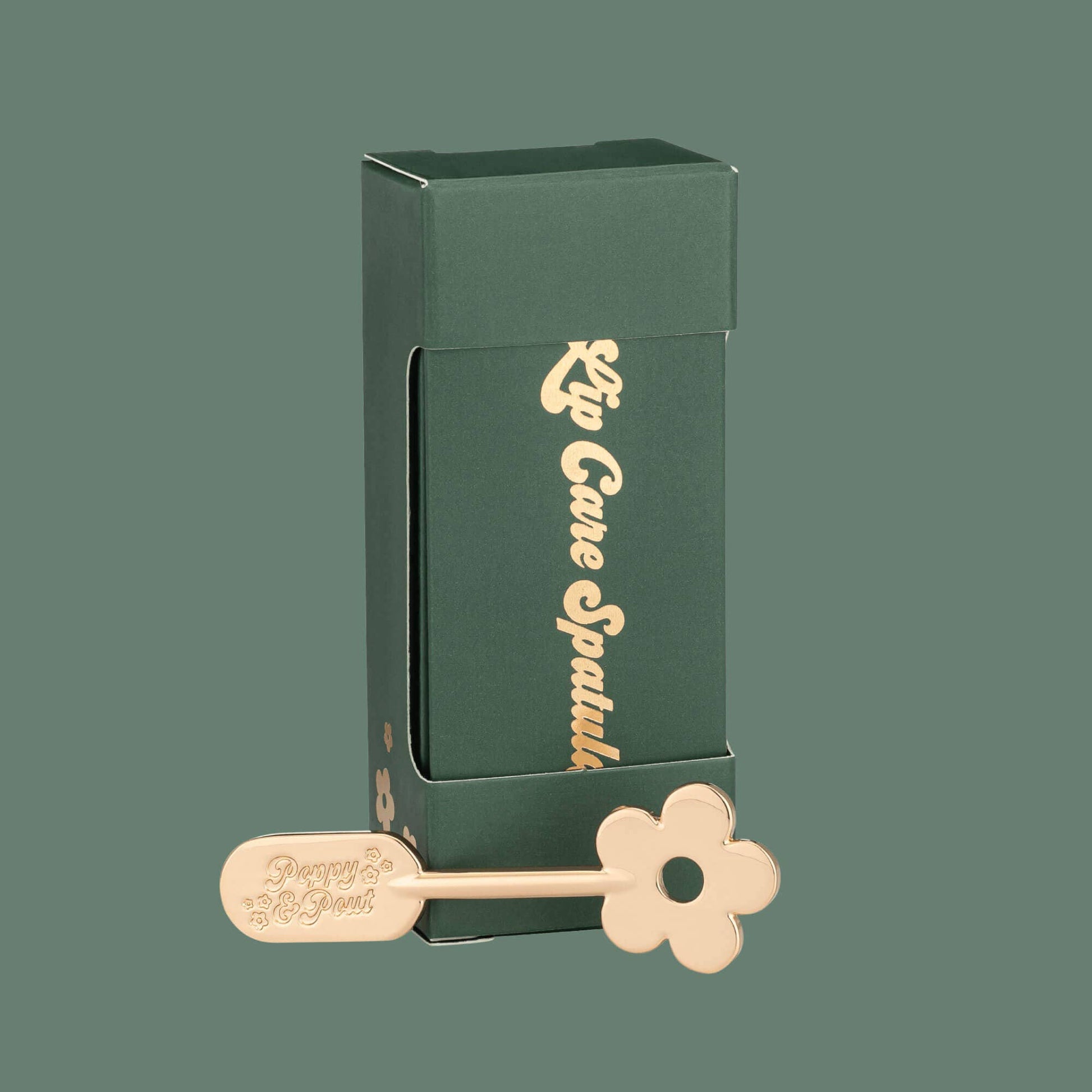 Lip Care Spatula, Gold Daisy - TheShabbyWick
