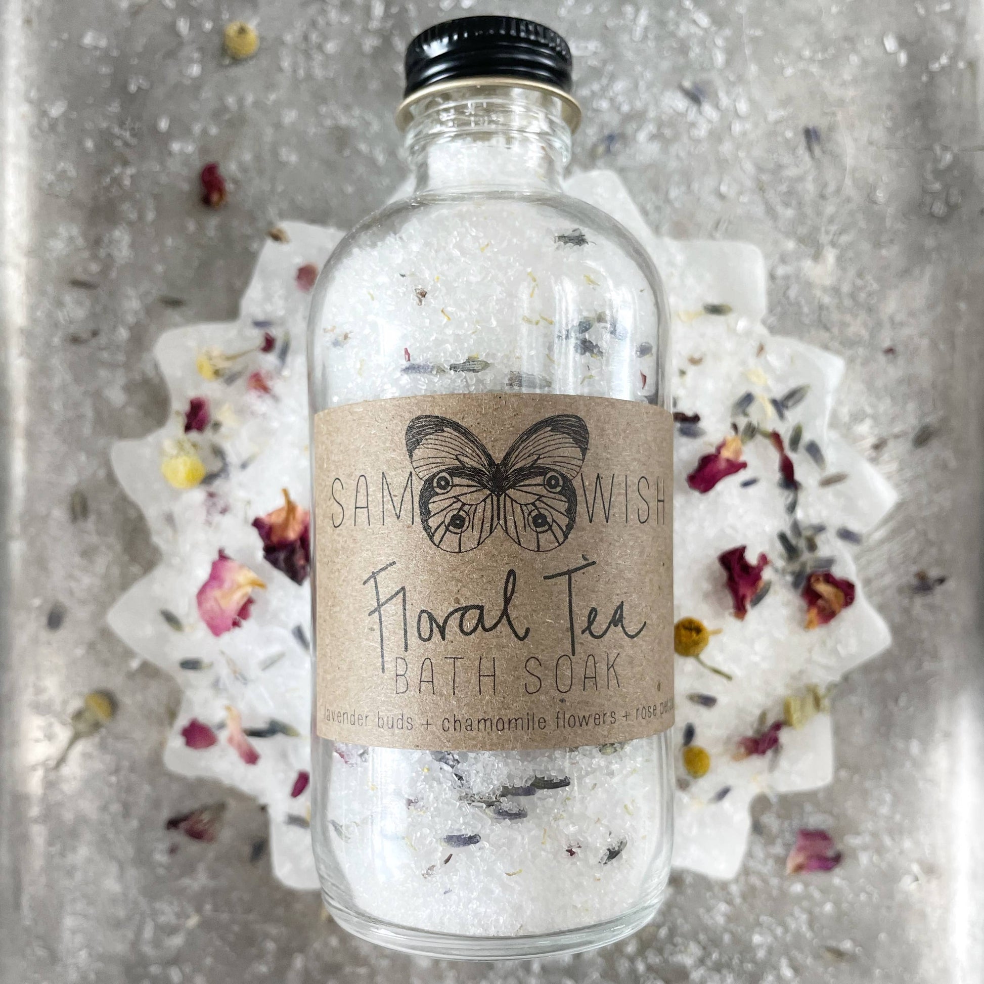 Floral Tea Bath Soak: 4 oz - TheShabbyWick