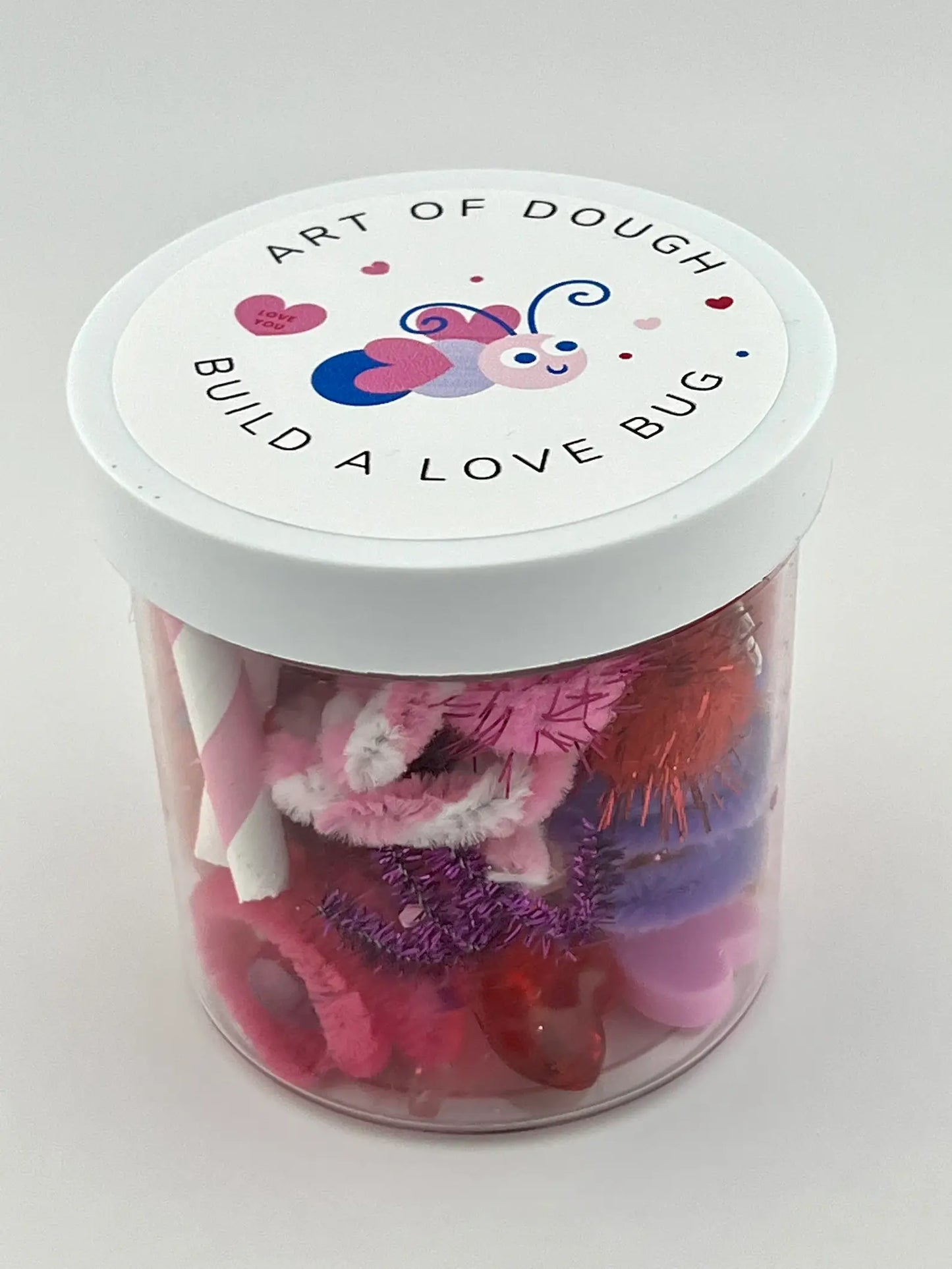 Build a Love Bug Valentine's Sensory Jar - TheShabbyWick