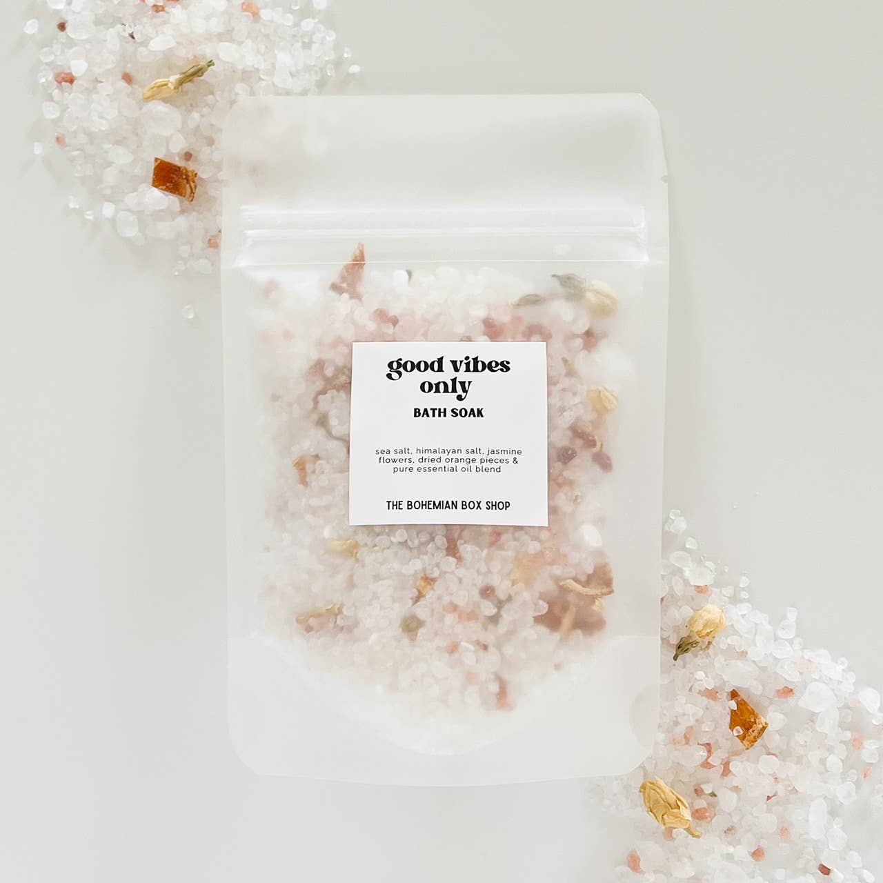 Good Vibes Only Bath Soak - 2oz or 4oz Bath Salts: 4oz - TheShabbyWick