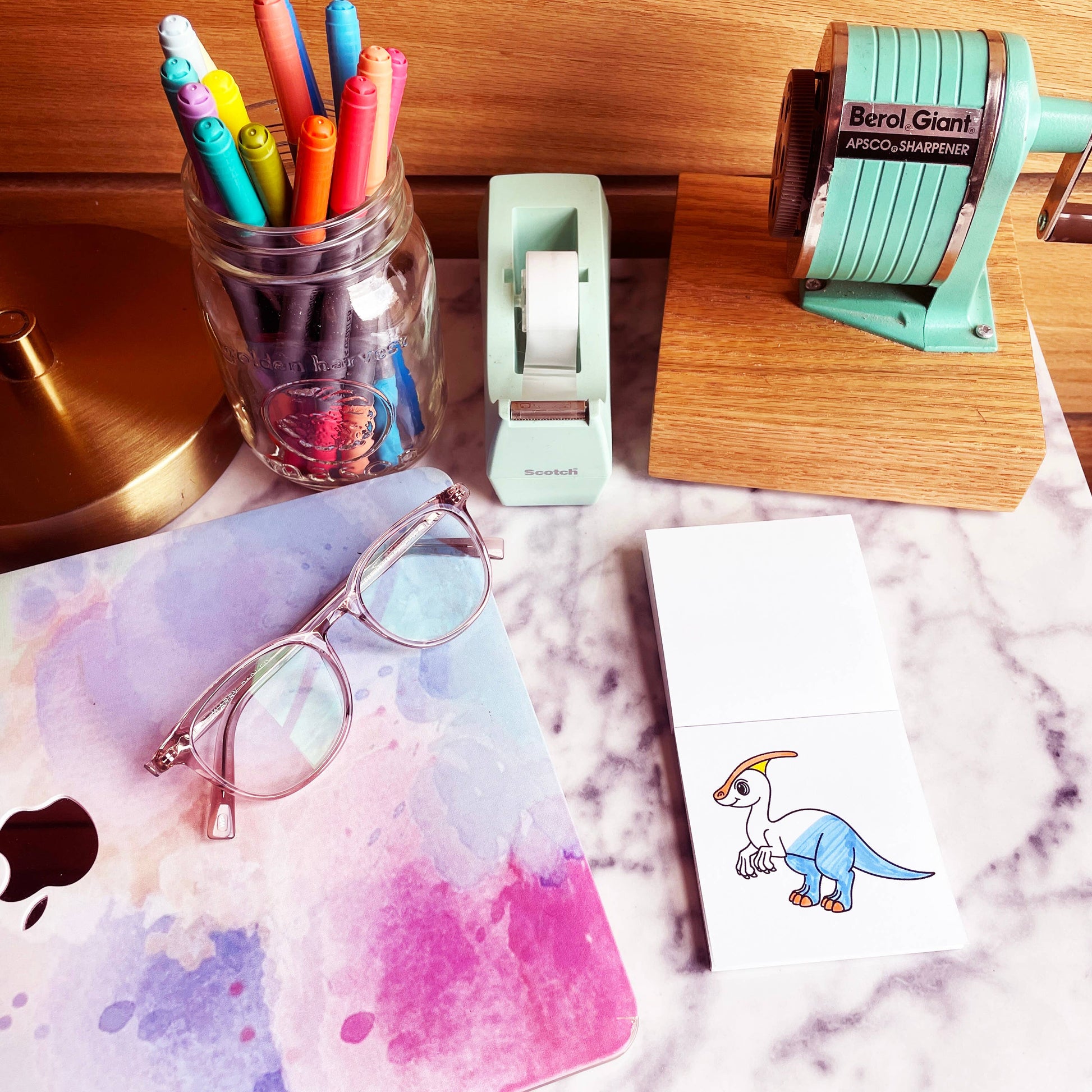 Dinos Dragons Diggers and Dogs Mini Coloring Book - TheShabbyWick