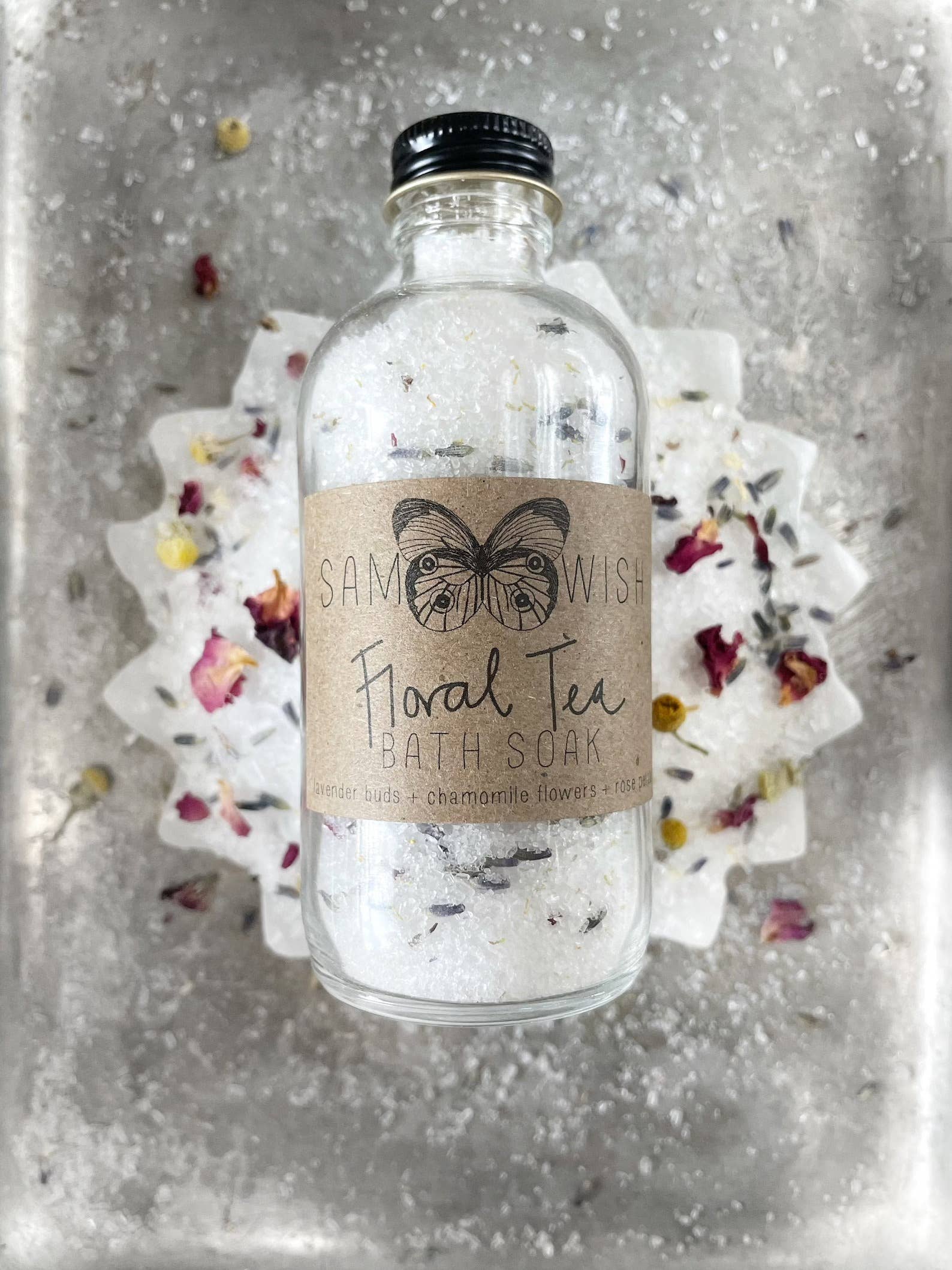 Floral Tea Bath Soak: 4 oz - TheShabbyWick