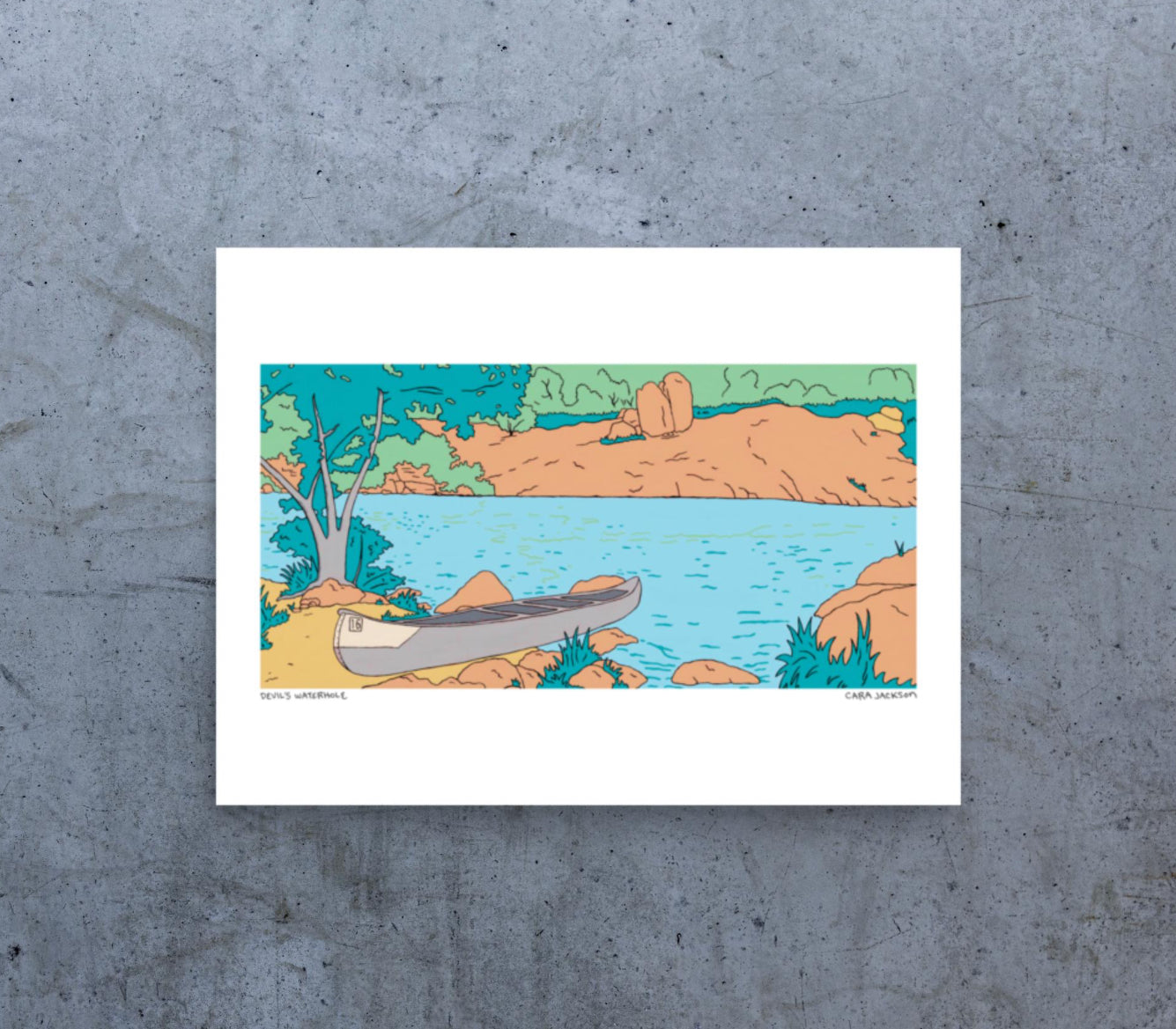 Devils Waterhole Print - TheShabbyWick