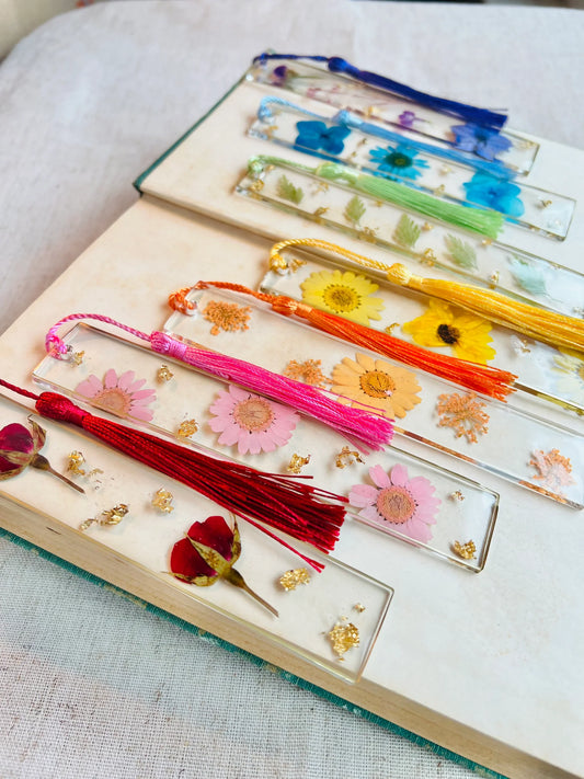 Flower Resin Bookmark - TheShabbyWick