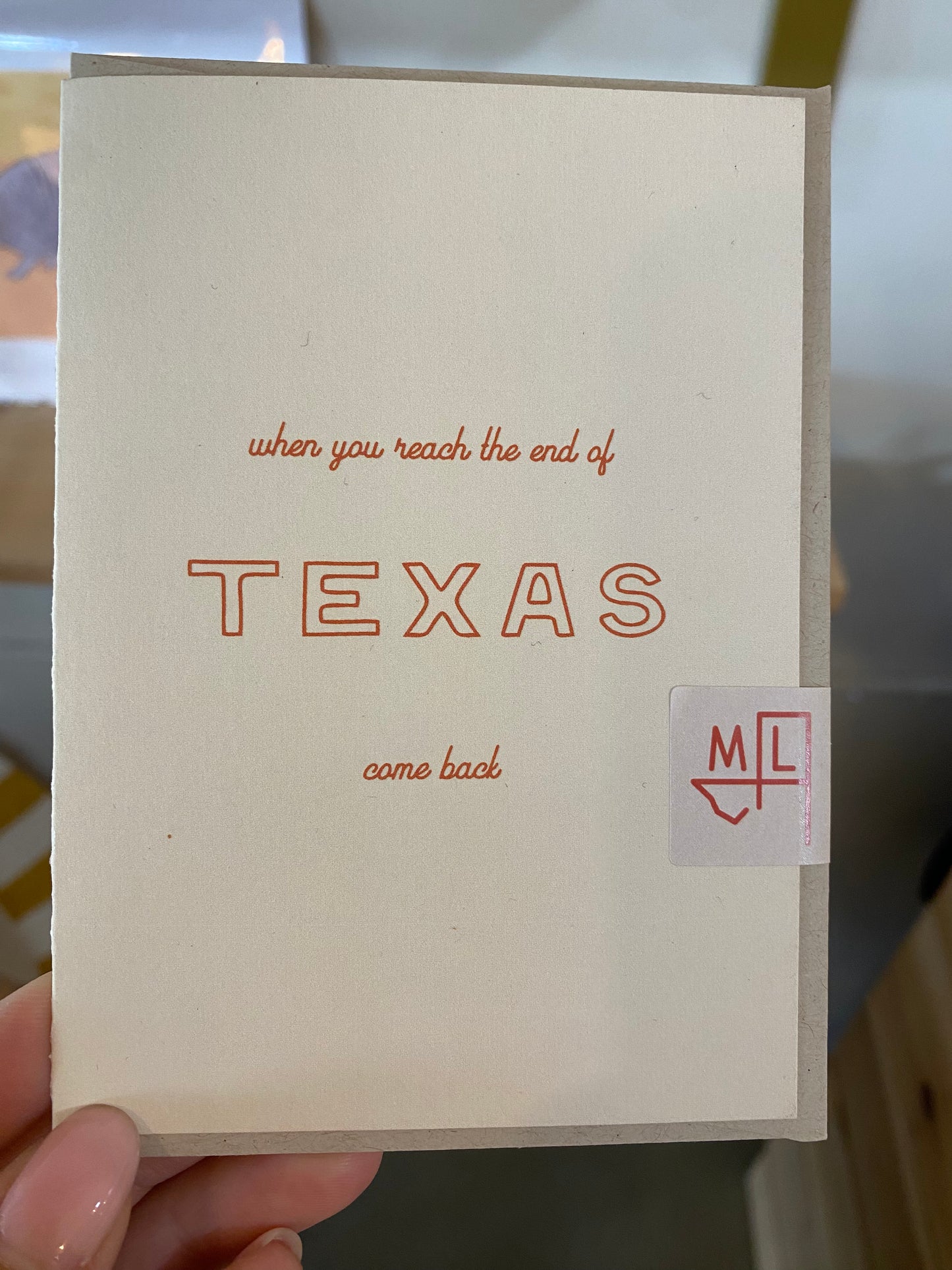 Mini Greeting Cards "End of Texas" - TheShabbyWick