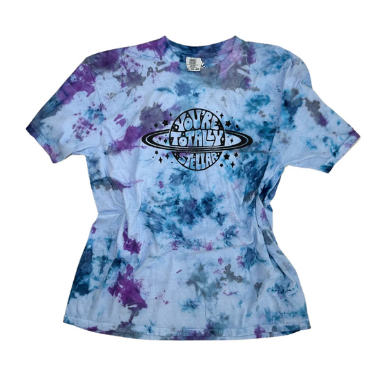 "You're Totally Stellar" Galaxy Tie Dye Tee - TheShabbyWick