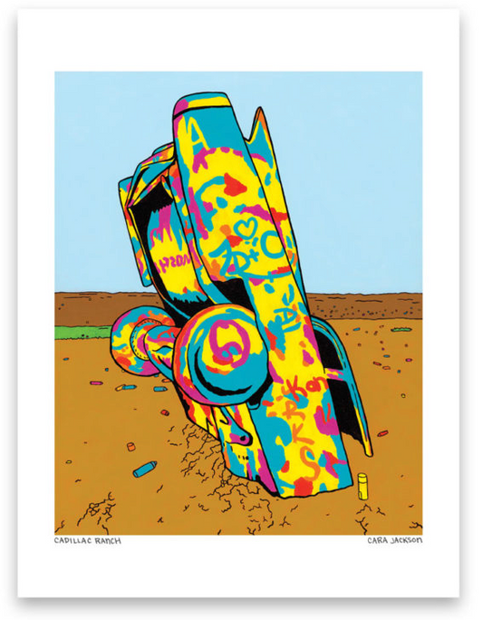 Cadillac Ranch Print - TheShabbyWick