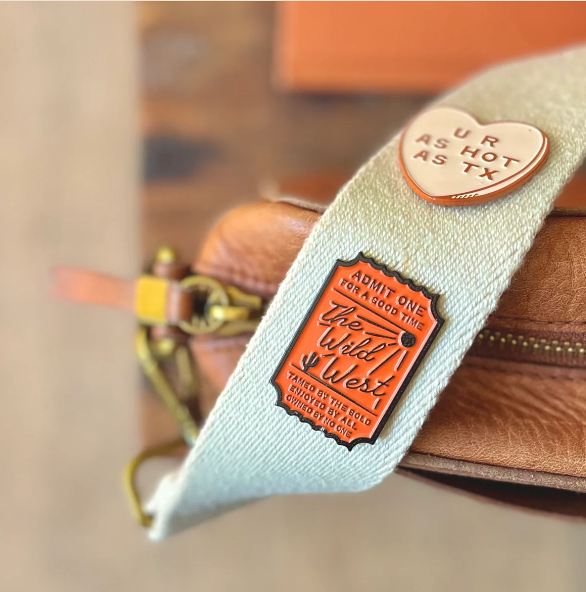 The Wild West Ticket Enamel Pin - TheShabbyWick