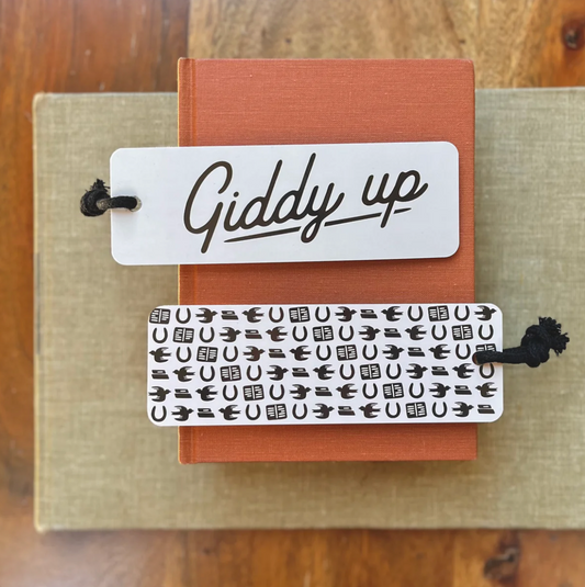 Giddy Up Bookmark - TheShabbyWick