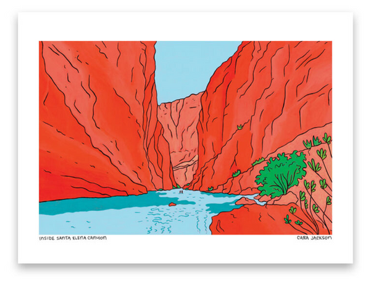 Inside Santa Elena Canyon Print - TheShabbyWick