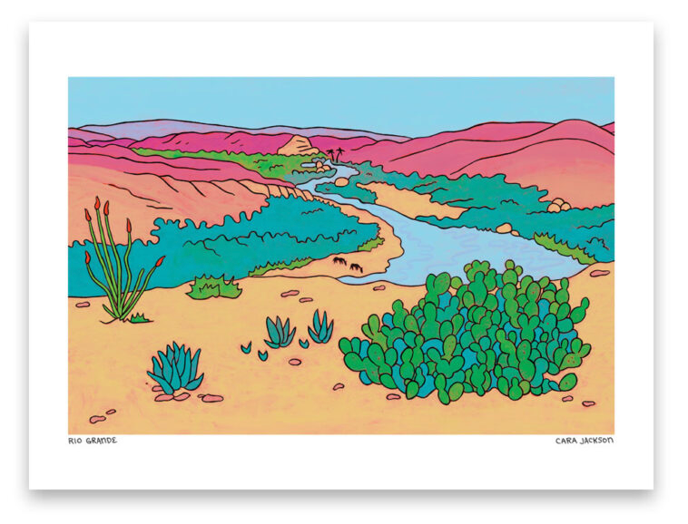 Rio Grande Art Print - TheShabbyWick