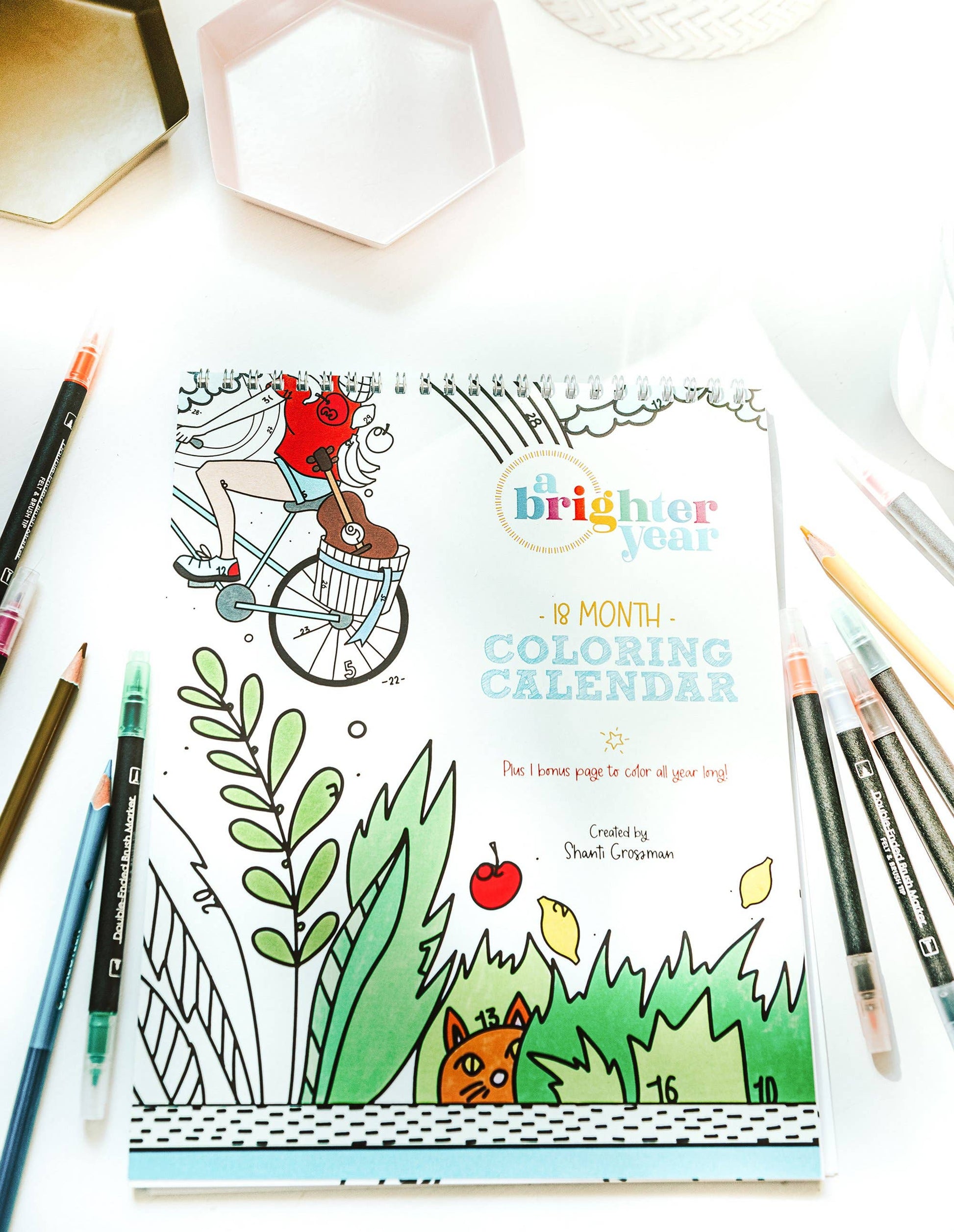 18 Month Color by Day Pages Coloring Book - TheShabbyWick