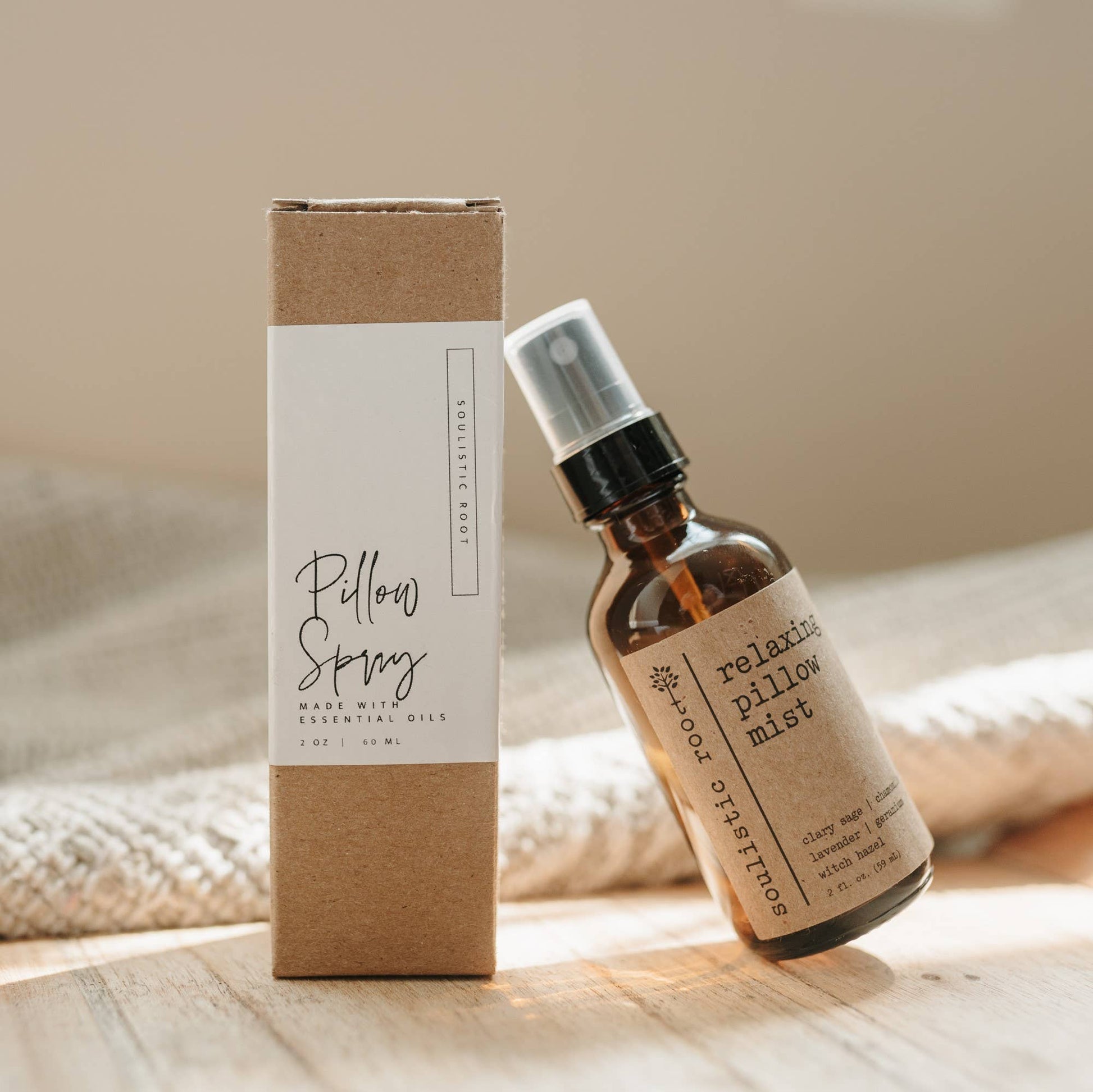 Relaxing Pillow Spray | Sleep & Linen Spray w/ Essential Oil: 2 oz - TheShabbyWick