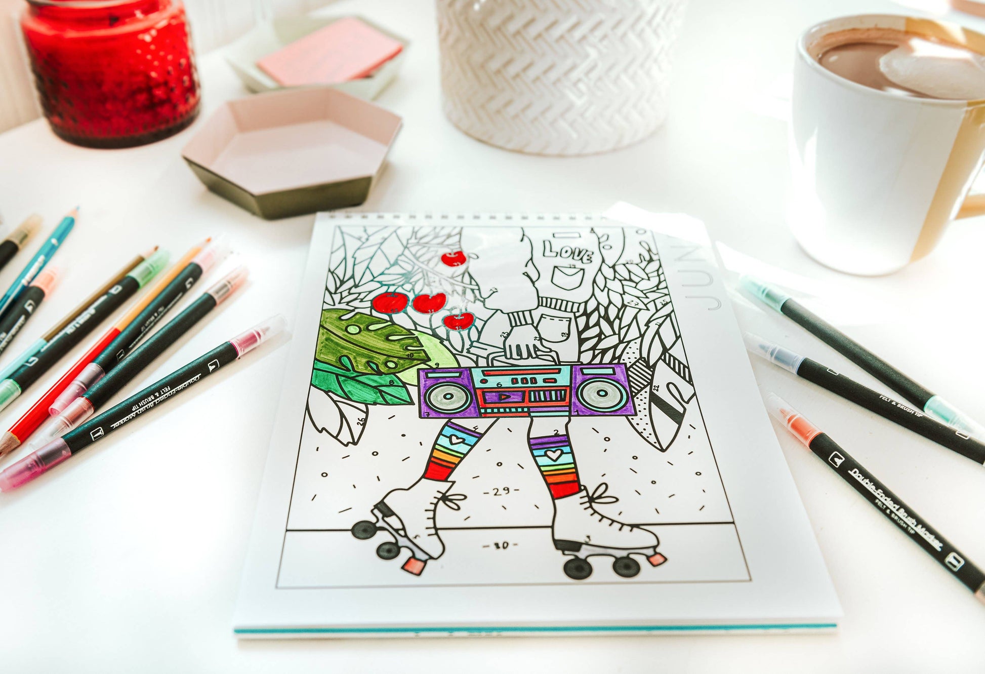 18 Month Color by Day Pages Coloring Book - TheShabbyWick