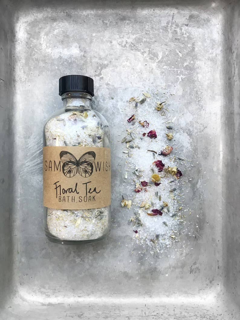 Floral Tea Bath Soak: 4 oz - TheShabbyWick