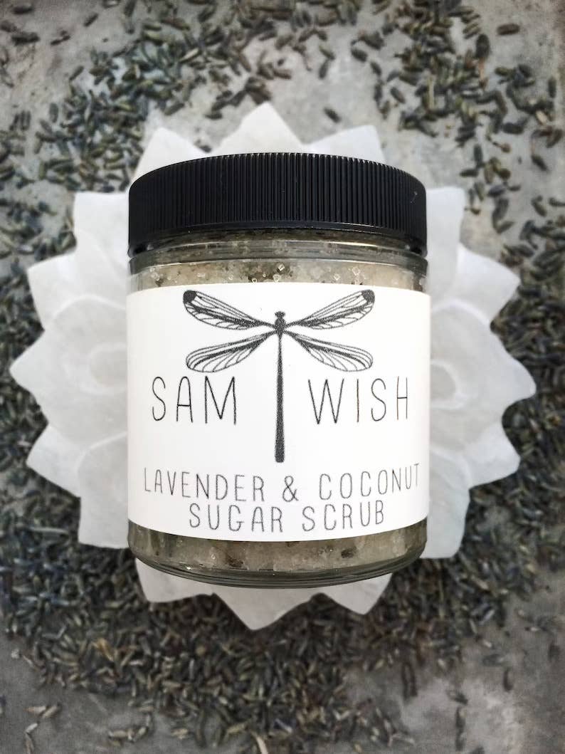 Sugar Scrub: Lavender & Coconut - TheShabbyWick