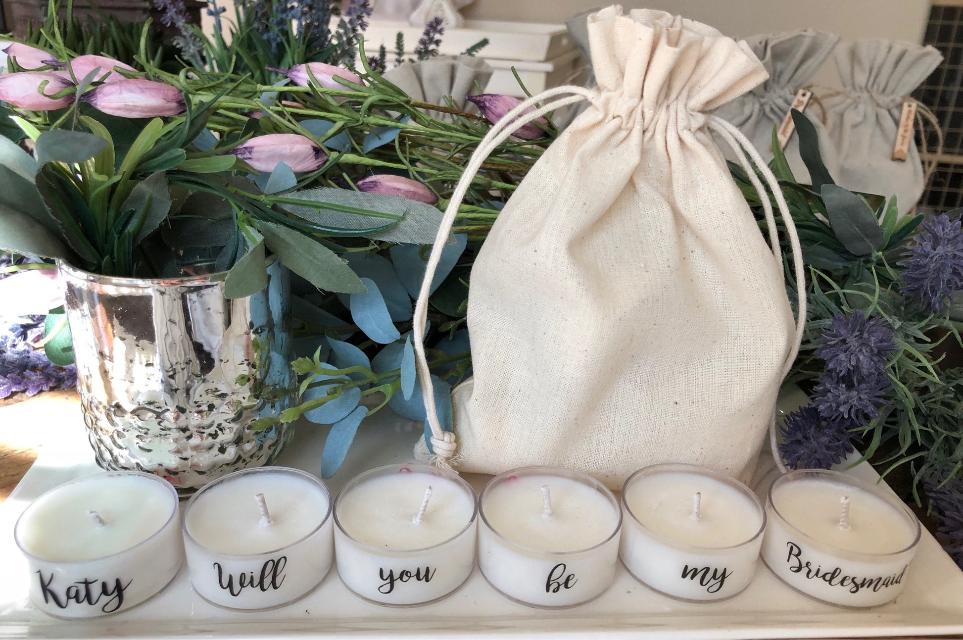 Bridesmaid Proposal Gifts Wedding Favors Shower Favors bridal favors bridal gifts Personalized Gifts - TheShabbyWick