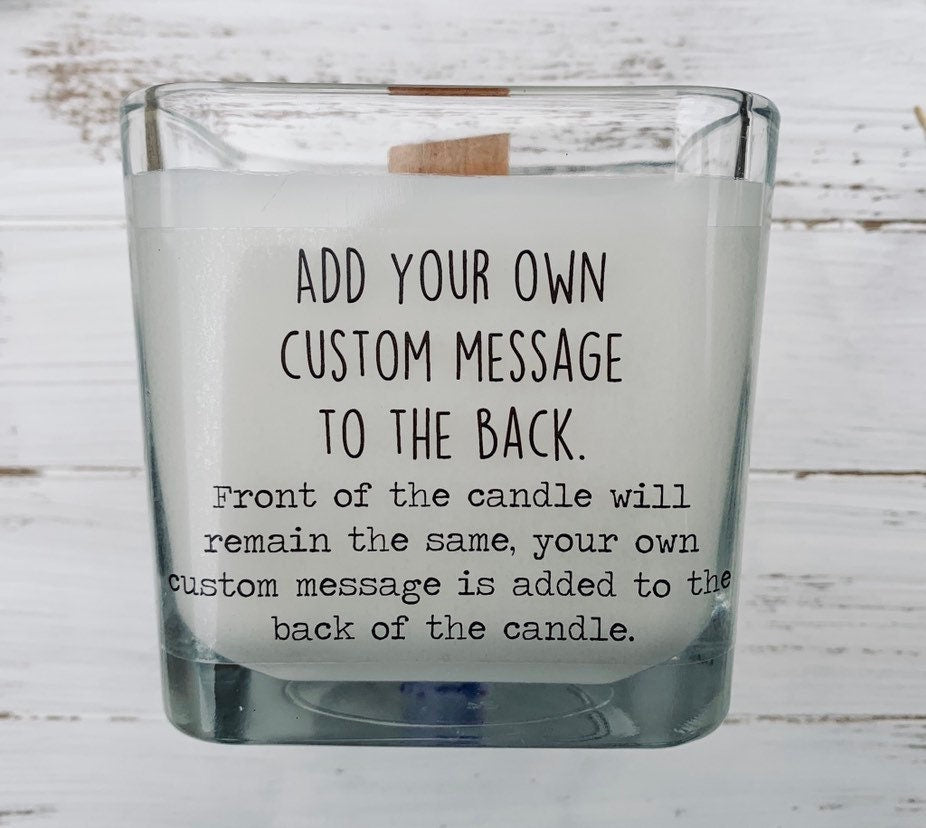 Personalized Candle  Gift For Her Friend Birthday Gifts Personalized Gift For Her Gifts For Girlfrie - TheShabbyWick