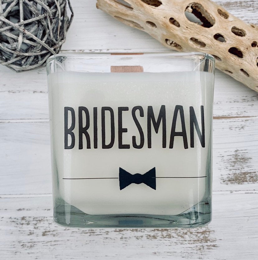 Bridesman Bridesman Gift Man of honor Will You Be My Bridesman Wedding Party Favors Bridesman propos - TheShabbyWick