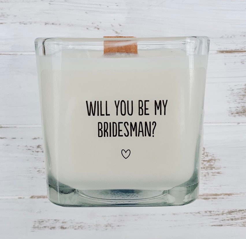 Bridesman Gift Man of Honor Gift Will You Be My Bridesman Wedding Party Favors Bridesman Proposal Wi - TheShabbyWick