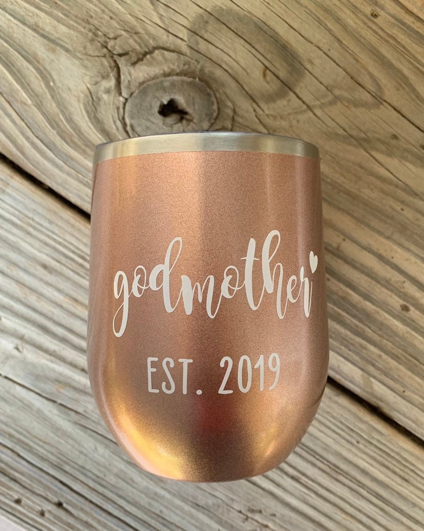 Godmother Gift For Godmother Personalized Tumbler Godmother Birthday Gifts Godmother Proposal Gift P - TheShabbyWick