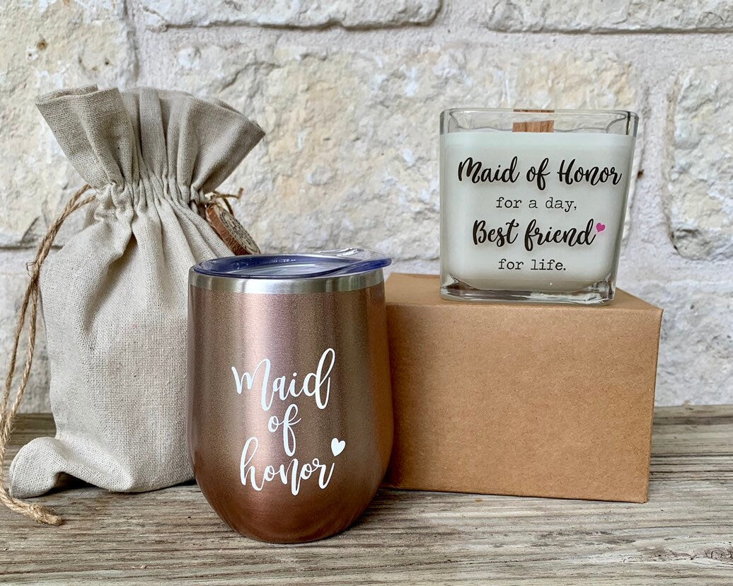 Maid Of Honor  Gift For Maid Of Honor Gifts Maid Of Honor Sister Gift Box For Maid Of Honor Proposal - TheShabbyWick