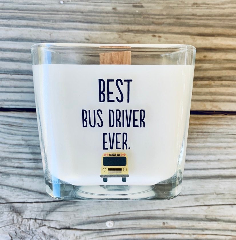 Bus Driver Gift Back To School Gift Gifts For Bus Driver Bus Driver Appreciation Custom  Candle Pers - TheShabbyWick