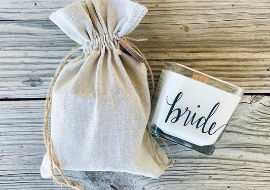Bride Gift Bride Candle Bride To Be Gift Bride To Be Candle Engagement Gift Engagement Candle Bridal - TheShabbyWick