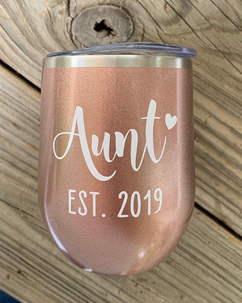 Aunt Gift Best Aunt Gift  Gift For Auntie Personalized Tumbler Gifts For Aunt Personalized Cup With - TheShabbyWick