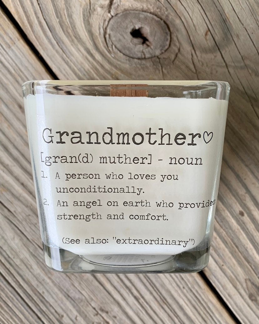 Grandmother Gift  Grandma Gift, Gifts For Grandmother, Grandma Birthday Gift, Grandma Candle, Gift F - TheShabbyWick