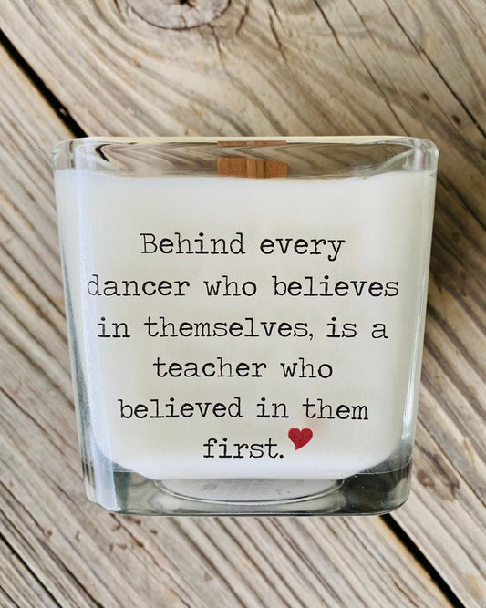Dance Teacher Gift, Dance Teacher Candle, Dance Recital Gift, Gifts For Teacher, Dance Candle, Dance - TheShabbyWick