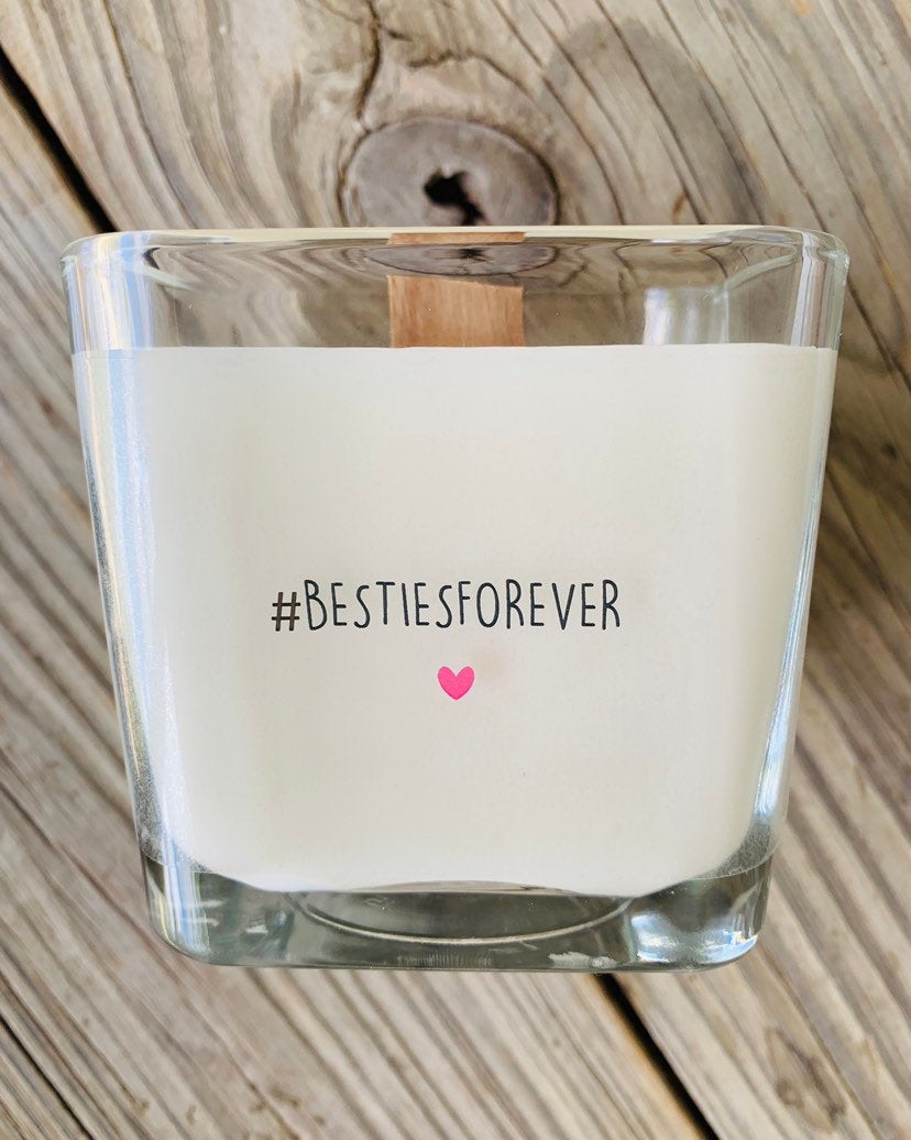 Best Friends Forever Gift BFF Besties Forever Best Friends Gift Friend Candle Gifts For Friends Pers - TheShabbyWick