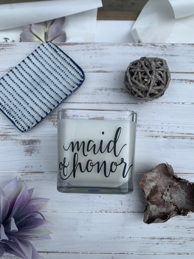 Maid Of Honor, Candle For Maid Of Honor, Maid Of Honor Gift, Maid of Honor Proposal, Maid Of Honor P - TheShabbyWick