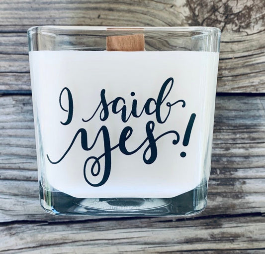 Custom Engagement  Gift For Her Gift Bride Candle Bride To Be Gift Bride To Be Candle Bride Engageme - TheShabbyWick