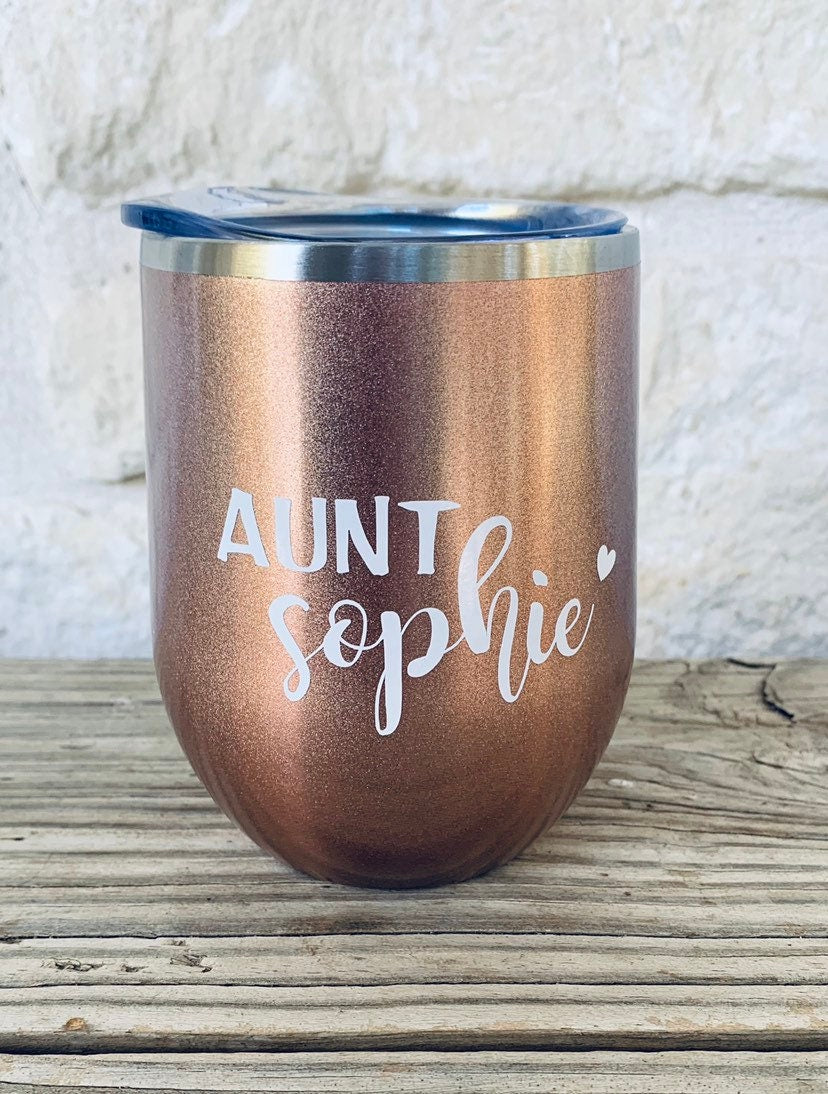 Personalized Auntie Gift Best Auntie Gift For Auntie Personalized Tumbler Gifts For Aunt  New Aunt G - TheShabbyWick