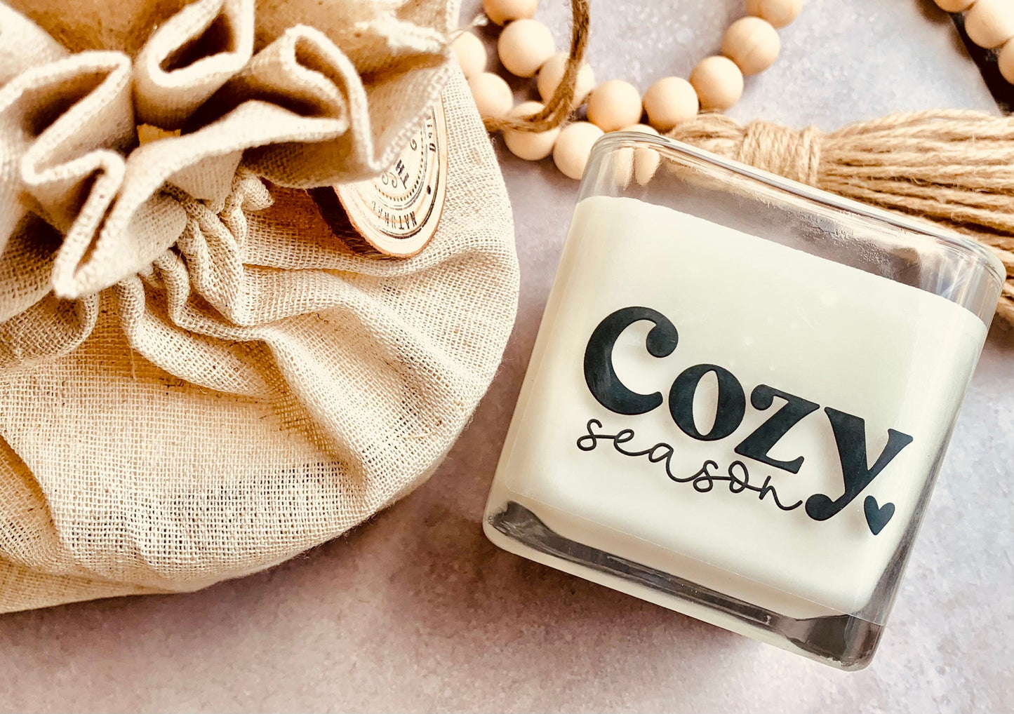 Fall Candles | Fall Candles Soy | Fall Candle Holders | Fall Candle Labels | Cozy Season | Cozy Seas - TheShabbyWick